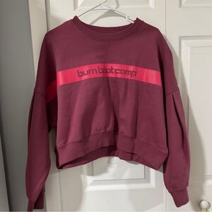 Women's Burgundy Crew Neck Sweater